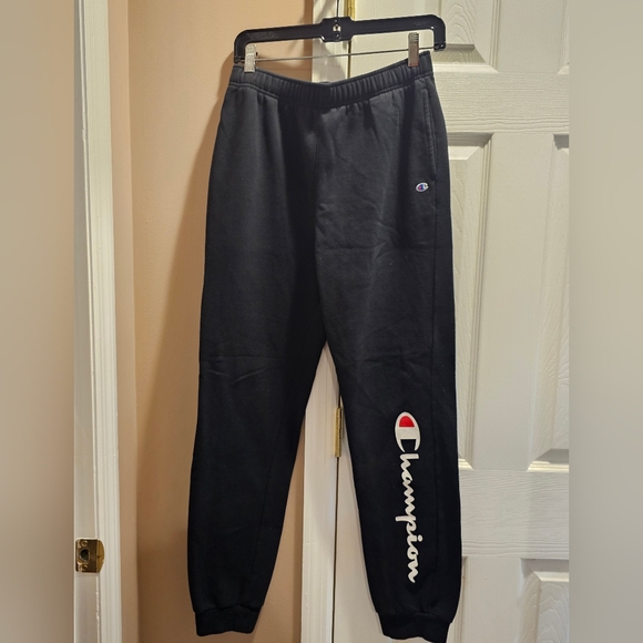 Champion Other - Champion Boys Black Joggers with Logo